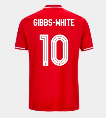 Nottingham Forest Morgan Gibbs-White #10 Prima Maglia 2025-26 Manica Corta